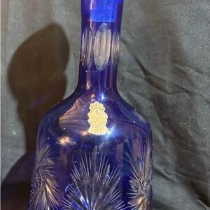 cobolt blue imperilux Decature with crystal stopped